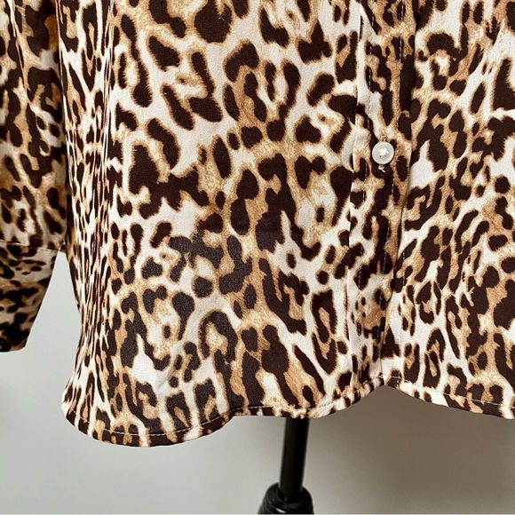 Banana Republic Dillon Classic Fit Buttondown Shirt in Animal/Leopard Print - Picture 6 of 13